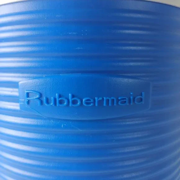 Vintage Rubbermaid One Gallon Drinking Cooler W/Handle/Spout Blue Ribbed 11” - Picture 2 of 10